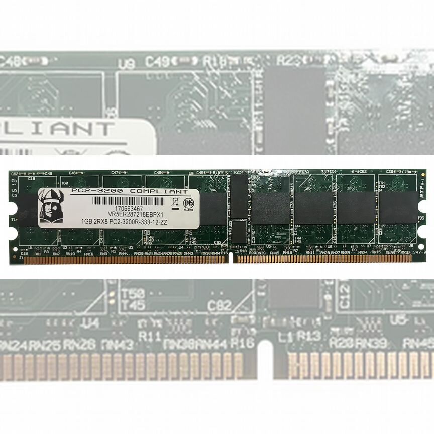 [VR5ER287218EBPX1] Оперативная Память Viking Ddr 1gb Vr5er287218ebpx1