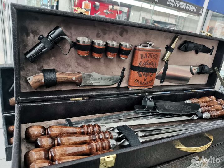 Набор шампуров в кейсе