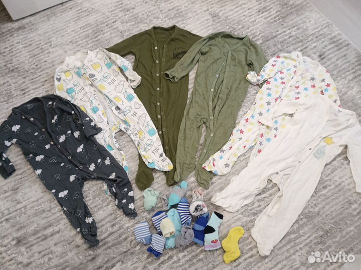 Пакет вещей на мальчика 80-86