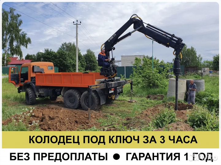 Копка колодцев. Оплата за результат