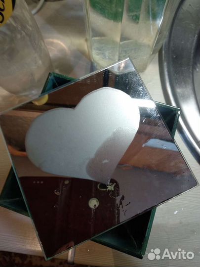 Куб зеркальный для декора