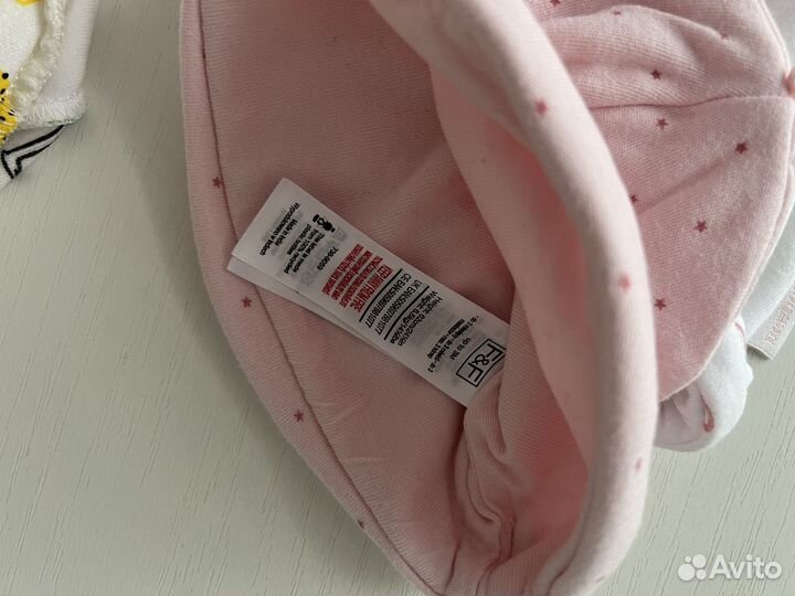 Шапочки для новорожденных