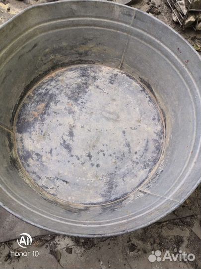 Корыто оцинкованное овальное