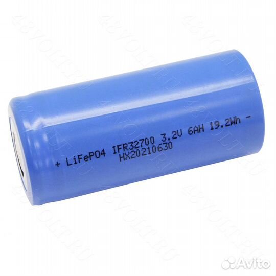 Аккумулятор lifepo4 32700 3,2v 6ah