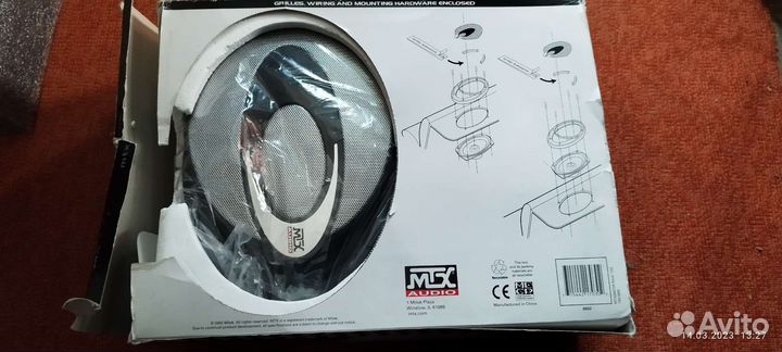Колонки овалы mtx 6932