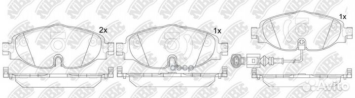 Колодки тормозные дисковые перед BD-8043;BD