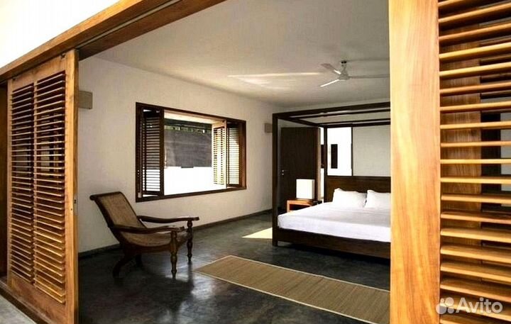 Межкомнатная перегородка из реек