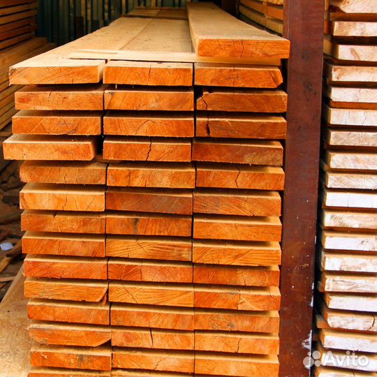 Доска строганная сухая,лиственница 20х90мм
