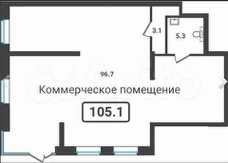 Торговая площадь, 105.1 м²