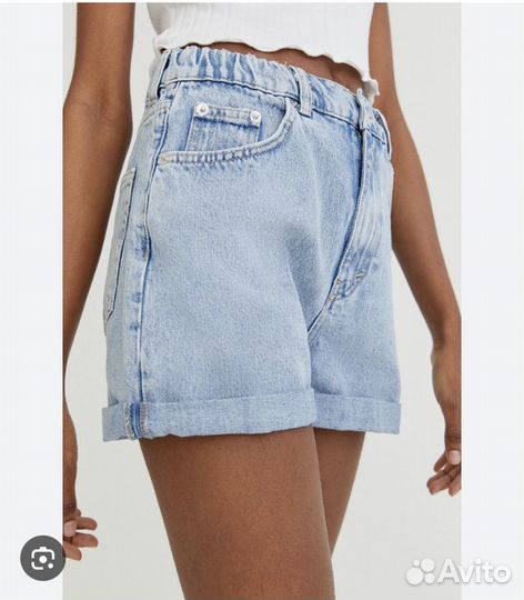 Шорты джинсовые Pull&Bear