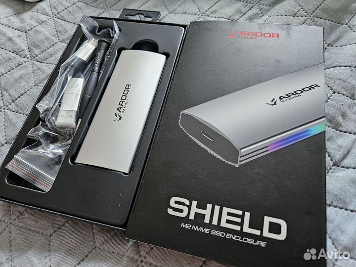 M.2 Внешний бокс ardor gaming Shield M2R2-G2