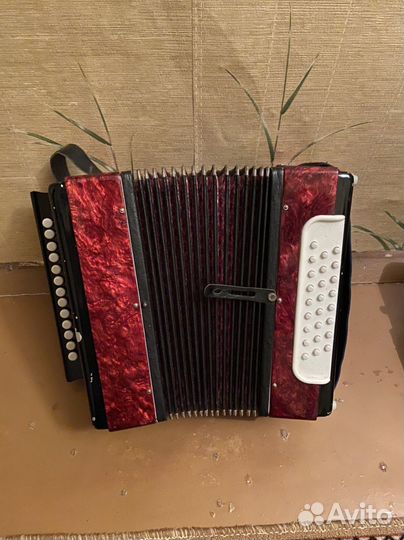 Гармонь 25х25, 1967 г,3х голосая,Мелодия