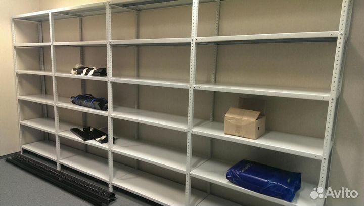 Замер доставка установка стеллажей металлических