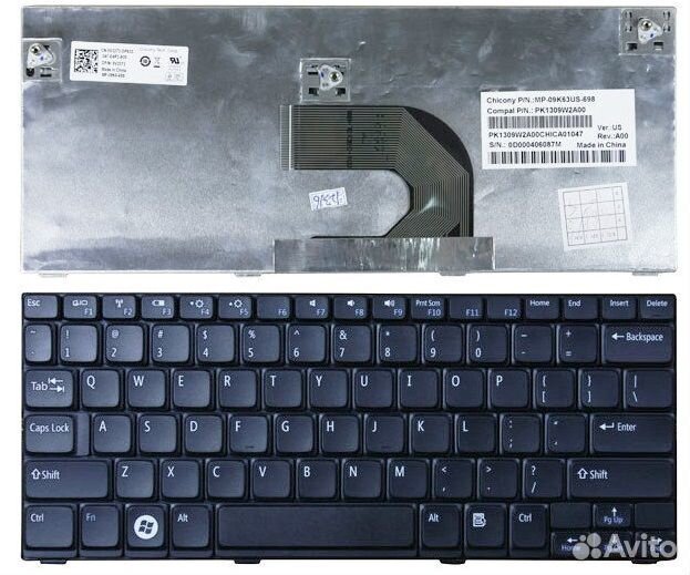 Клавиатура Dell 1012 1018 черная
