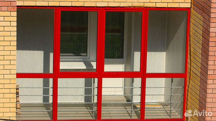 Остекление балконов и лоджий в рассрочку N4834