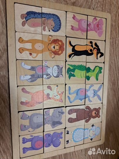 Деревянные пазлы