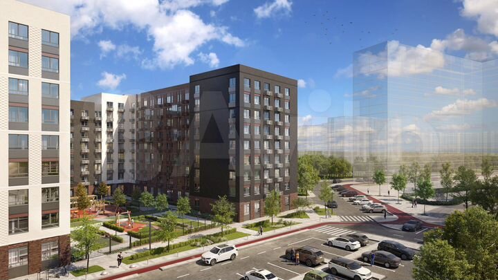 2-к. квартира, 53,6 м², 2/9 эт.