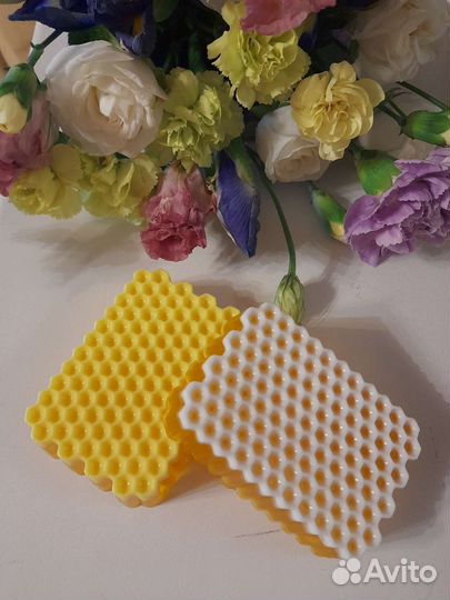 Мыло ручной работы медовое