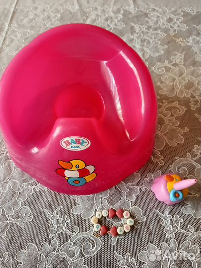 Горшок и аксессуары для пупса BabyBorn