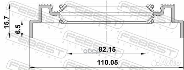 Сальник передней ступицы toyota LC200/lexus 570