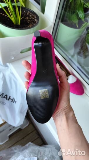 Туфли новые бархатистые 41
