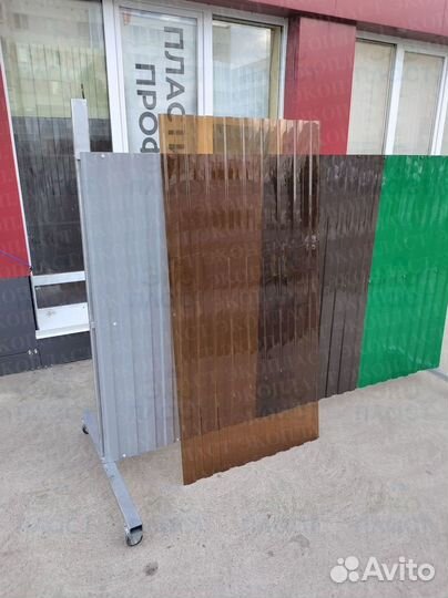 Профнастил пэт цветной с двух сторон заводской пла