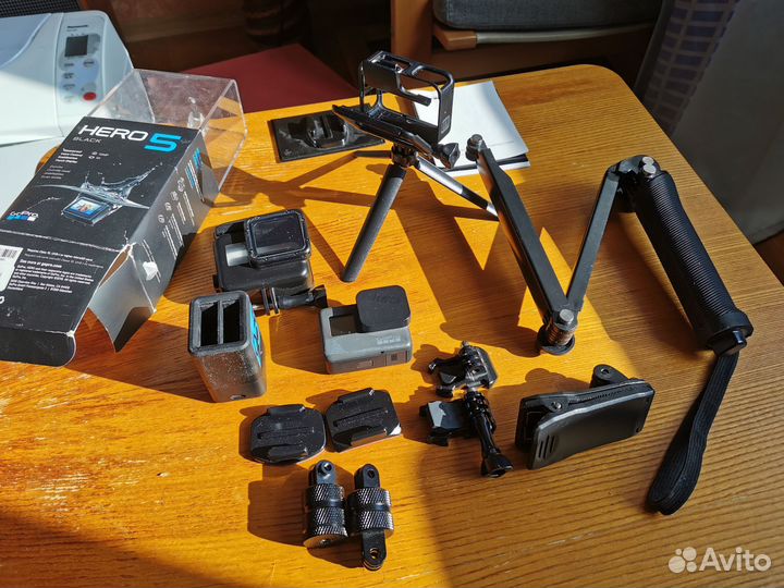 Экшен камера Gopro hero 5 Black с кучей допов