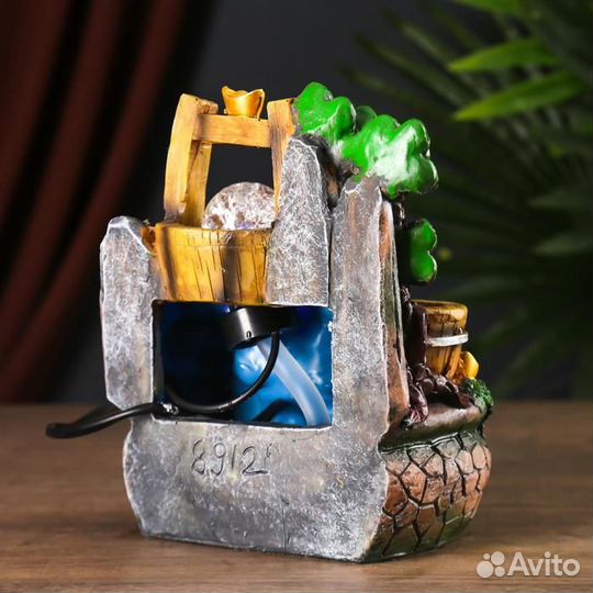 Фонтан настольный полистоун от сети 'Водяная мельн