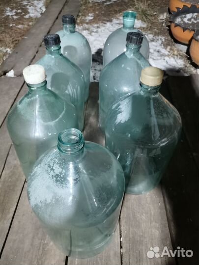 Бутыль стеклянная 20 литров