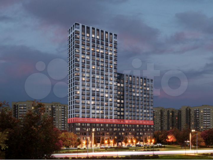 1-к. квартира, 45 м², 6/16 эт.