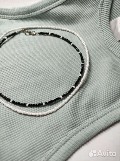 Чокер из бисера ручная работа