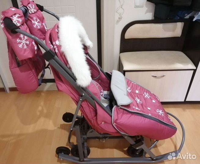 Детские санки коляска pikate