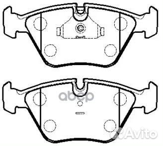 Колодки тормозные дисковые BMW: E32, E34, E36