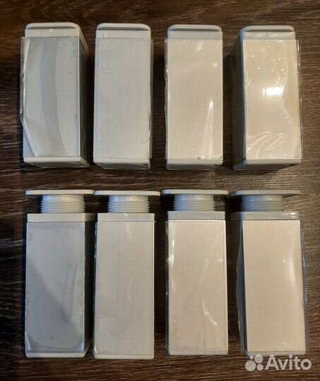 Ножки мебельные алюминиевые, 4 штуки