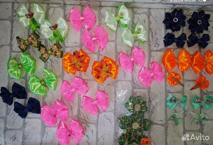 Резиночки и бантики ручной работы