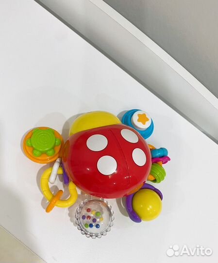 Музыкальная погремушка божья коровка