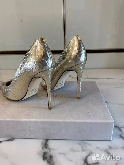 Туфли лодочки Jimmy Choo кожа крокодил