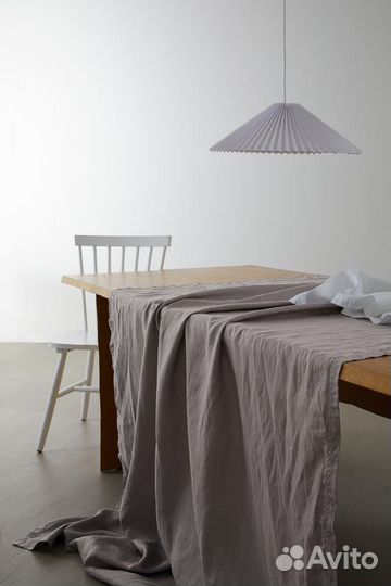 HM home скатерть лён новая 140х320