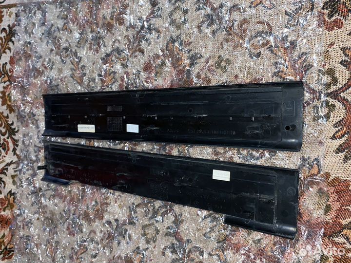 Накладки порогов Мерседес мл 164 Амг