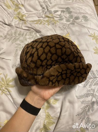 Шапка норковая женская