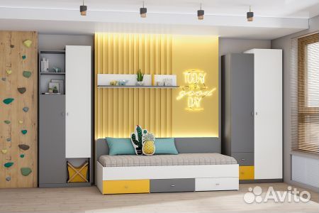 Модульная Детская мс Клео Шкаф шк-2 (ди)