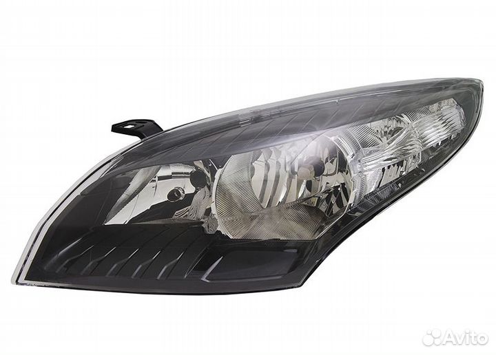 Фара левая Renault Megan 3 (Черная)