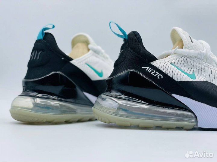 Nike air max 270 бело-чёрные разм. 44