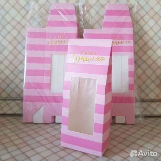 Коробочка подарочная для сладостей новая