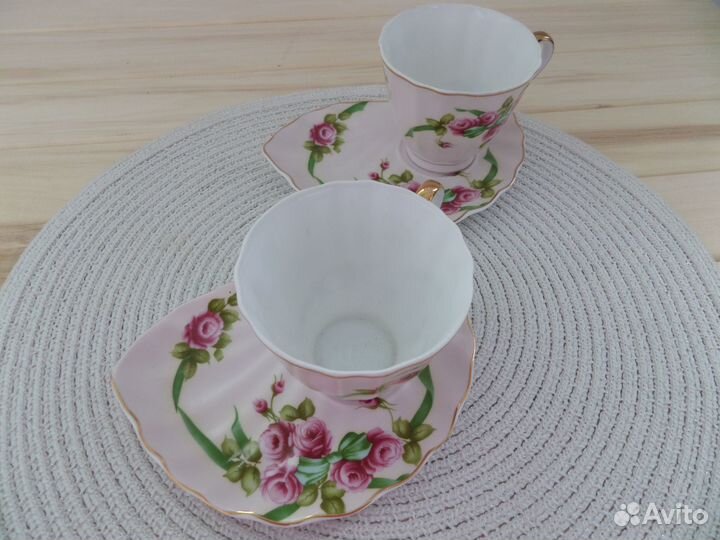 Чайный набор на 2 персоны. Фарфор