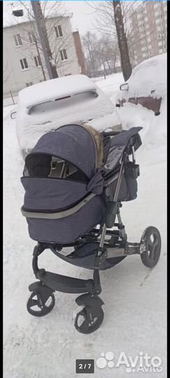Коляска 2 в 1 бу luxmom