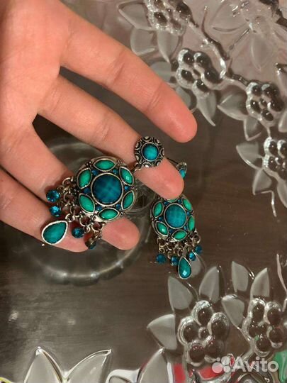 Серьги lady collection Восточная коллекция новые