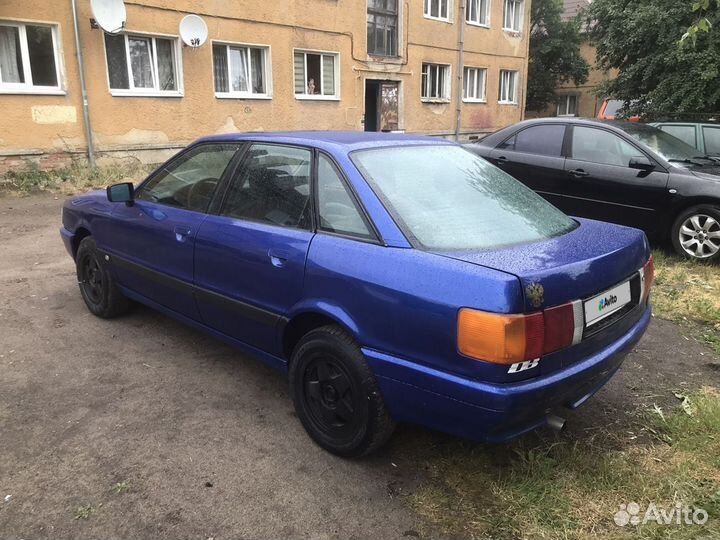 Audi 80 1.8 МТ, 1990, 250 000 км