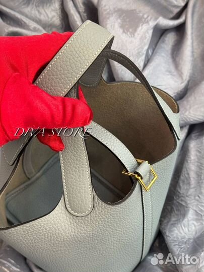 Сумка Hermes Picotin 18 blue lin