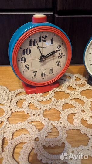 Будильник СССР янтарь